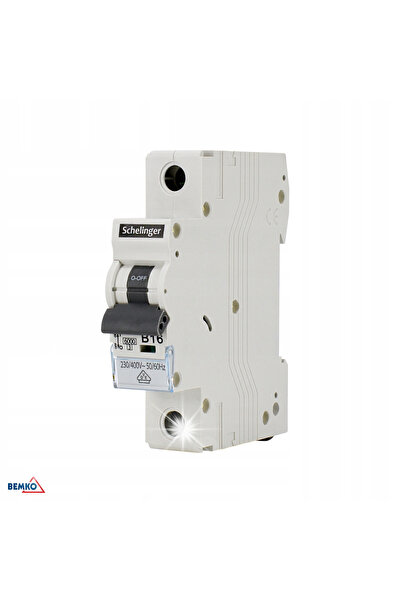 BEMKO TEKSTİL Disjunctor 6kA 1P C 25A Schelinger