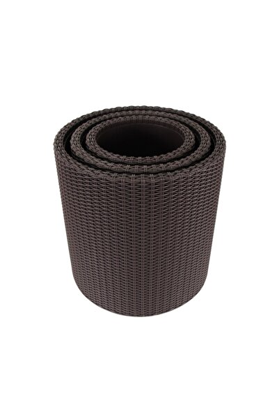 NO BRAND Ghiveci de flori din plastic negru Keter 43 cm X 43 X 44 cm