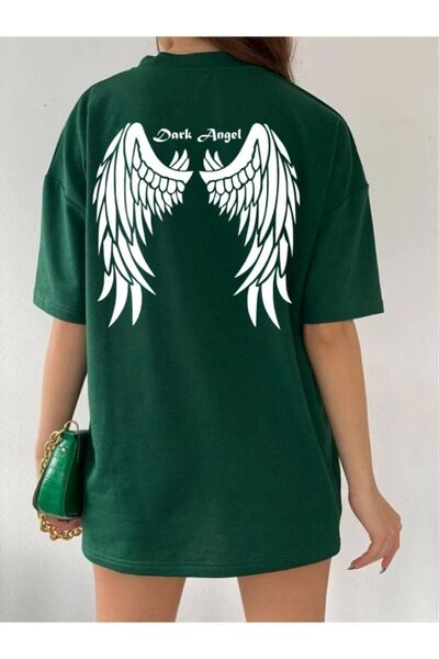 yombaa Μπλουζάκι Dark Angel Printed Oversize