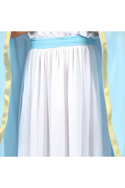NO BRAND Costum Marian Costum Maica Domnului pentru Balul de Bal 134 140 cm