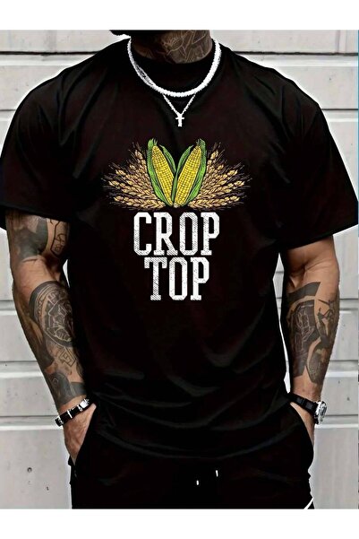 799 100% Cotton Crop Top Farm Pun Corn Farming Agriculture - Funny Farmer T-S...