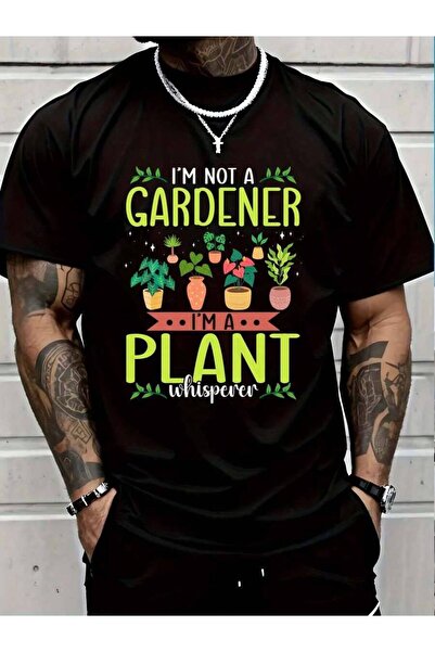 799 100% Cotton Not Gardener I'm A Plant Whisperer Garden Gardening T-Shirt M...