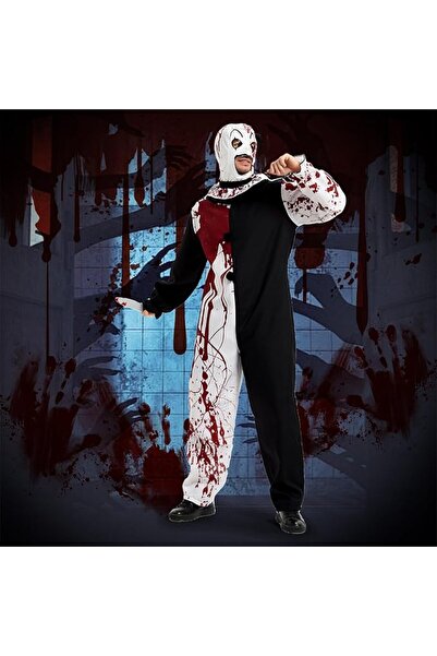NO BRAND Costum Clown Înfricoșător XXL Formizon Art Costum Clown Deghizare Ca...