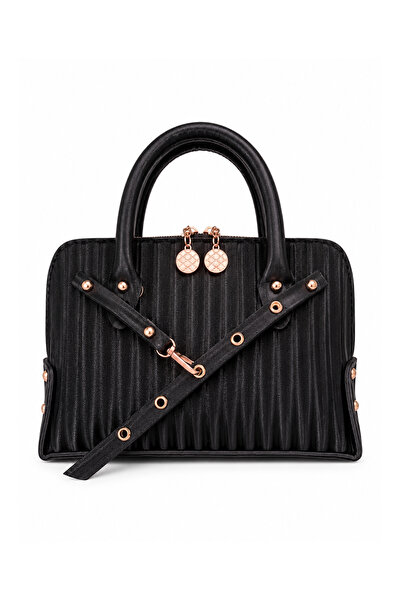 BagMolly Women's Strap Hand and Shoulder Bag 3 Sizes Black