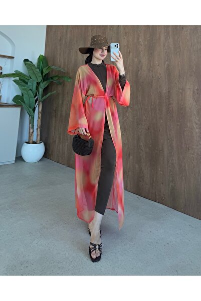 Adalenna Moda Uzun Şifon Şık Pareo