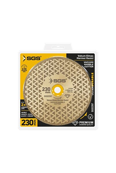 SGS SGS2297 Vakum Elmas Mermer Granit Seramik Kesici 230mm