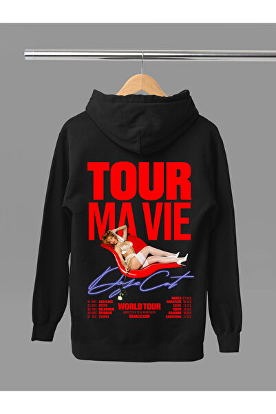 MAGORS Doja Cat Printed Cotton Long Sleeved 3-Yarn Hooded Sweatshirt