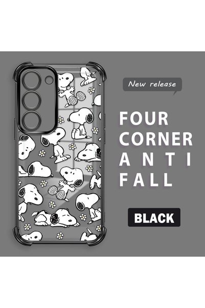 ucuc Samsung Galaxy S23 Compatible Transparent Back Four Corners Reinforced I...