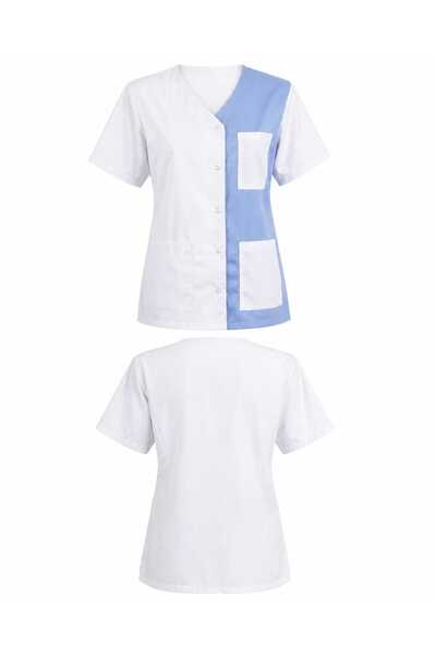 ACA PROD ACTUAL TWO-COLOURED BLOUSE