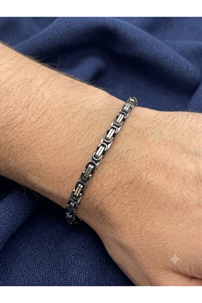 BİJU YILMAZ Byzantine steel bracelet