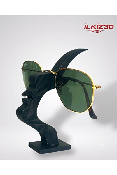 İlkiz3d Modern Abstract Face Design Eyewear Stand