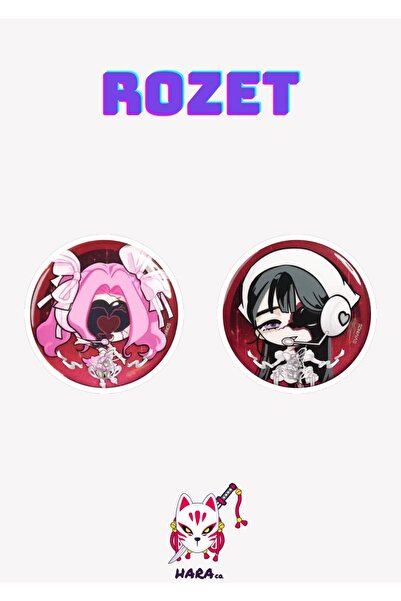 Hara Company Alien Stage Mizi ve Sua Rozet / Çanta Süsü