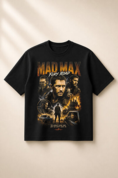 SVART WEAR Mad Max Fury Road majica sa širokim krojem i unisex dizajnom, 100%...