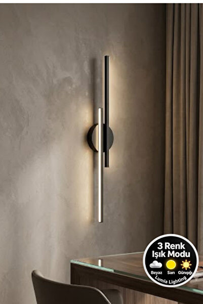 Lumia Lighting Modern Horizon Tasarım 3 Renk Modu Siyah Salon Yatak Oturma Od...