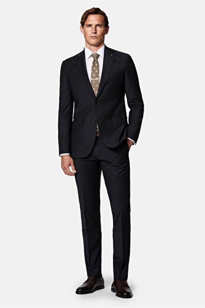 Abdullah Kiğılı 7 Drop Slim Fit Flex Suit Woolen Suit with Bag