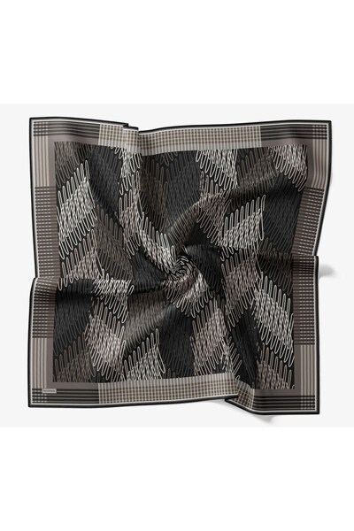 Silk Home وشاح ناعم باللون الأسود