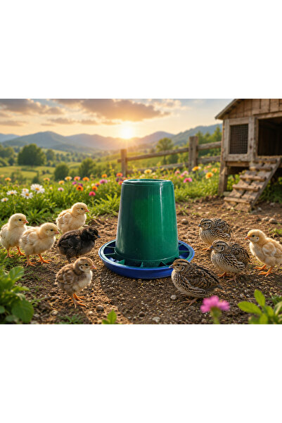 CİVCİV ÖRDEK BILDIRCIN KEKLİK YEMLİĞİ 1,5 KG KAPASİTELİ