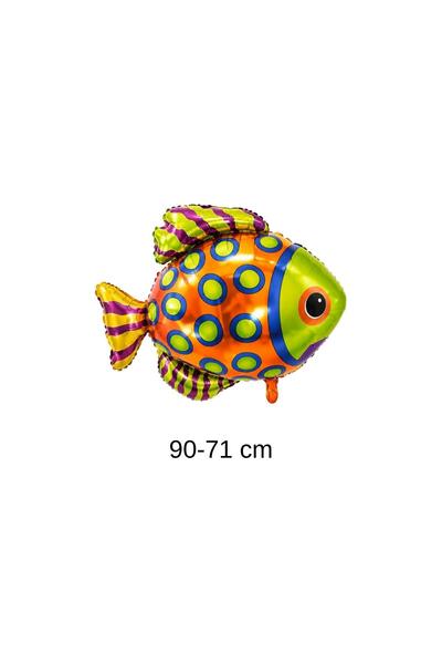 Patladı Gitti Spotted Fish Foil Balloon 90 × 71 cm – Underwater and Ocean The...