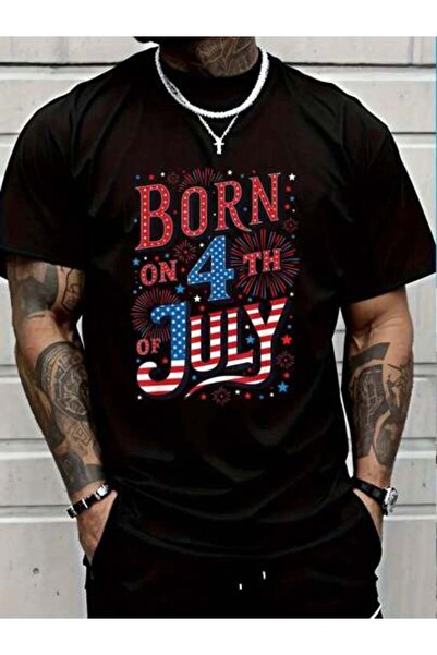 9JY تي شيرت نسائي من القطن بنسبة 100% بتصميم كلاسيكي 4th Of Legends Are Born ...