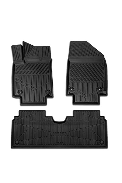DELUXETUNING Set covorase auto cauciuc Hyundai Ioniq 6 2021->, forma tavita 3D
