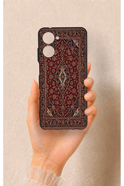 Vip Case Realme 10 Uyumlu Acem Halı Desenli Silikon Kılıf