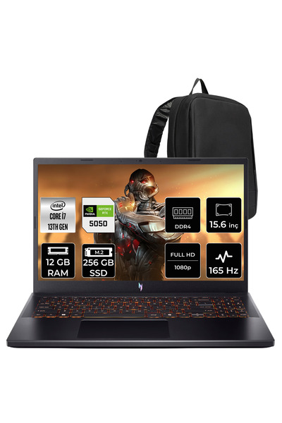ACER Nitro V15 ANV15-52 i7 13620H RTX 5050 8GB 75W 12GB RAM 256GB SSD 15.6" F...