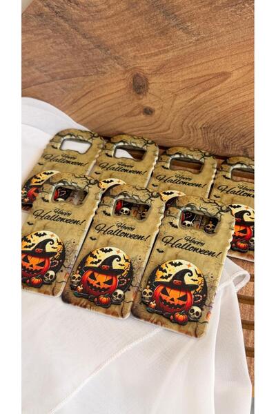 Yaşam Baskı Halloween Temalı 10 Adet Kabartma Figürlü Açacak Magnet