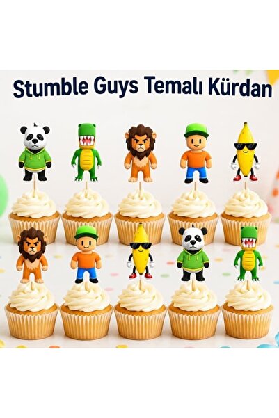 parti show Stumble Guys 20'li Şekilli Kürdan