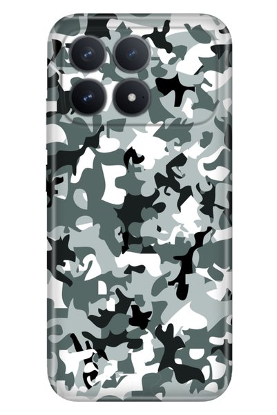 Cekuonline Poco F8 Pro 6.59" Case Patterned Silicone Printed Cover Camouflage