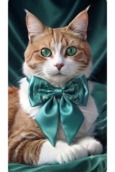 PAPYONLU PAYETLİ SATEN KEDİ VE KÖPEK AKSESUARI