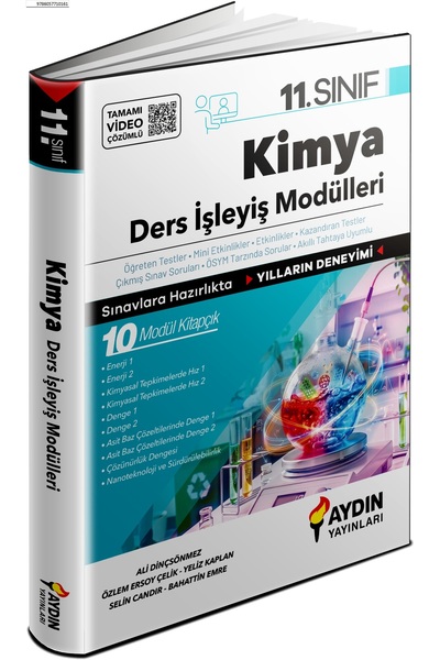 Aydın Yayınları Aydın 2027 11. Sınıf Kimya Ders İşleyiş Modülleri Maarif Model