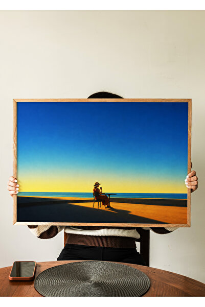 ARTHOUSECOLLECTIVE Mirni trenutak - Sedeći uz horizont - Plakat bez okvira