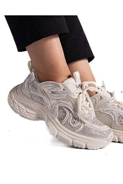 ALOGO Sneakers Dama Casual cu Talpa Groasa 9839TR
