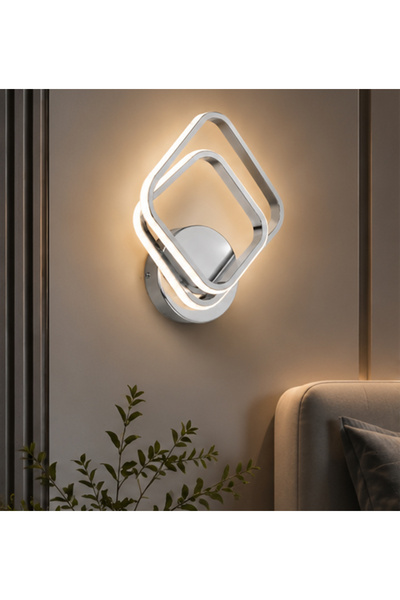 TT AYDINLATMA Tt081-Kr-Twi̇st-Apl (with 3 Color Light Leds) Twi̇st Model Chro...