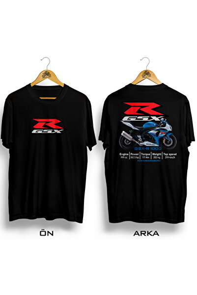 Turkish Riders Gsx-R 1000 "2010 L1 / 100% Cotton 24/1 Fabric Premium Black an...