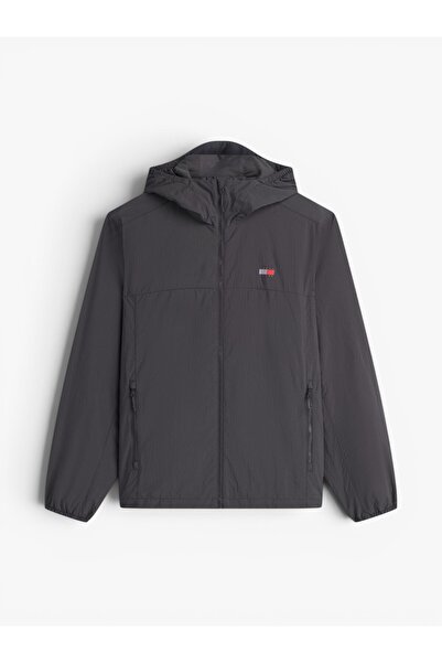 Tommy Hilfiger TJM CHICAGO PACKABLE JACKET EXT Erkek Gri Mont - DM0DM23223