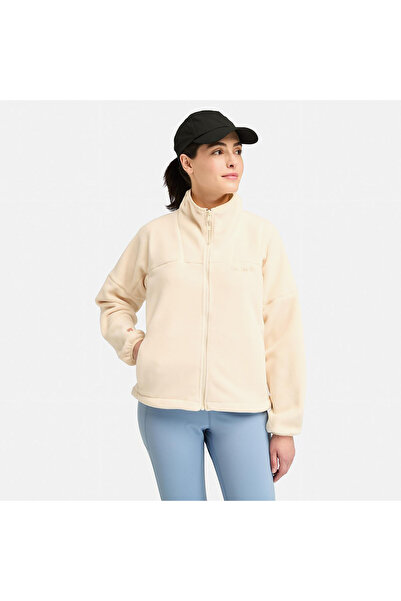 Timberland Polartec Full-Zip Fleece Kadın Krem Ceket