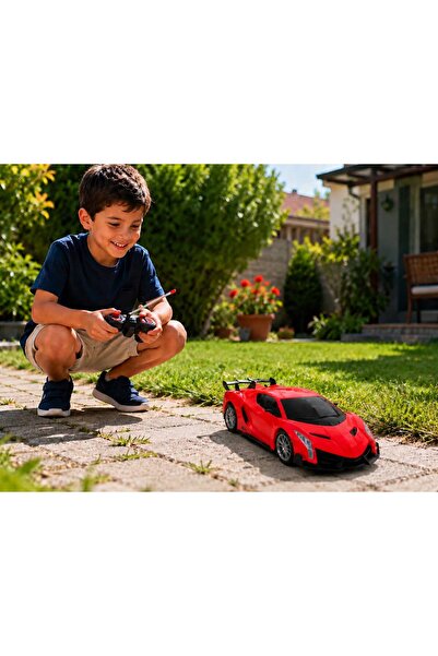 Arlina Home Kids Red Sports Car with Remote Control