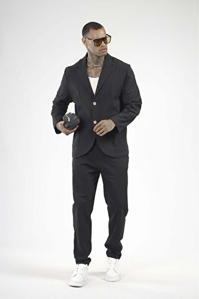 king brich Slim Fit Men's Cotton Linen Top and Bottom Set