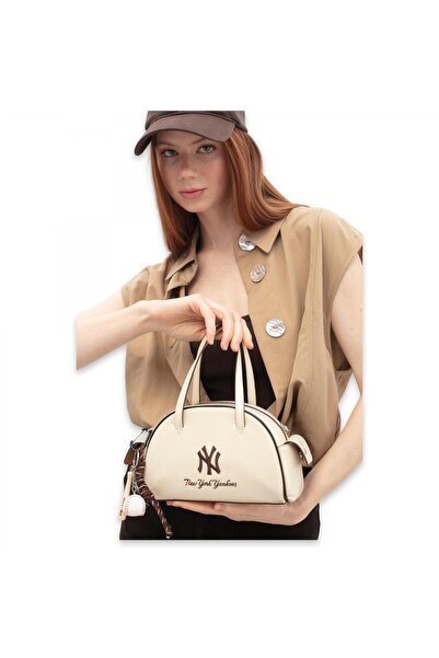 NEW ERA New York Yankees Mlb_019 14X22X8 El Bej Kadın Çanta