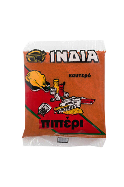 india ΙΝΔΙΑ ΠΙΠΕΡΙ ΚΟΚΚΙΝΟ ΚΑΥΤΕΡΟ 100gr. - (ΦΑΚΕΛΟΣ)