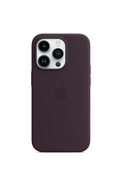 OEM Husă compatibilă cu iPhone 14 Pro, MagSafe/Magnetică, din silicon, Mov - ...