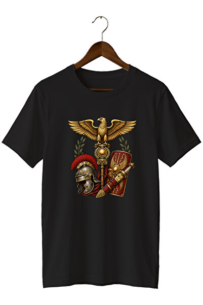 The Baski Μπλουζάκι Unisex με στάμπα της Ρωμαϊκής Αυτοκρατορίας με Κάλυμμα Κε...