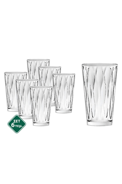 tns ΠΟΤΗΡΙ ΓΥΑΛΙΝΟ ΝΕΡΟΥ 255ml (6τεμ.) - (03-950-3794)
