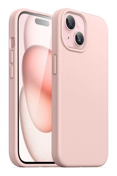 Cat - Cot iPhone 15 Liquid Silicone Case - Slim Fit Soft Touch Protective Cov...