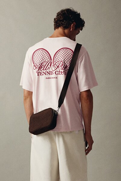 Pull & Bear Tennis Club grafikli tişört