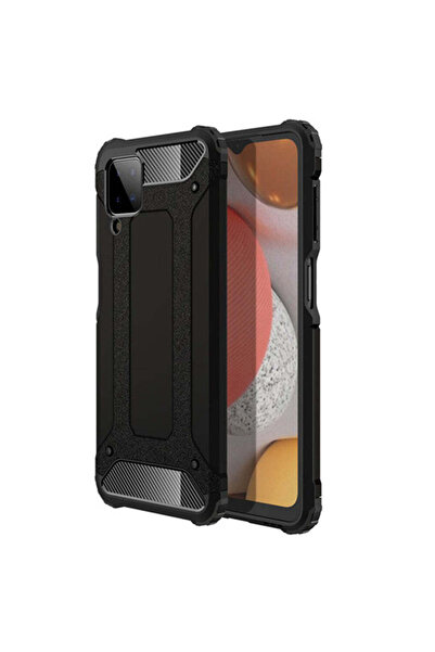 Techsuit Husă pentru Samsung Galaxy A12, Hibridă Armură, negru - negru
