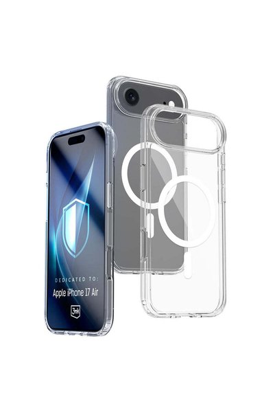 3MK Husă pentru iPhone 17 Air, Armor MagCase, transparentă - transparentă