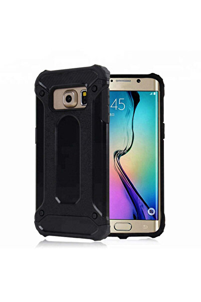 Techsuit Husă pentru Samsung Galaxy S6 G920, Hybrid Armor, negru - negru