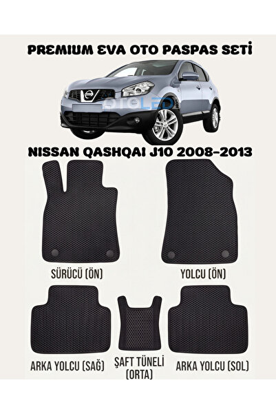 FEYZA OTO NİSSAN QASHQAI J10 SERİSİ 2008 - 2013 ARASI ARACA ÖZEL EVA PASPAS T...